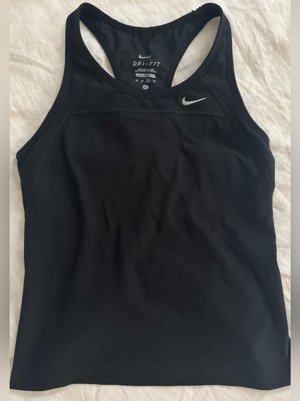 Nike Black Dri-FIT Racerback Performance Tank